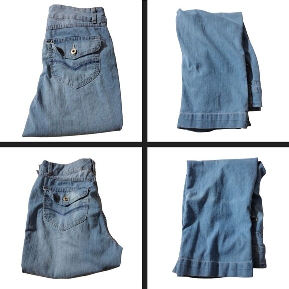 Bandolino Blu Women's Light Blue Missy Sams Capris Jeans Size 8! - Picture 6 of 12